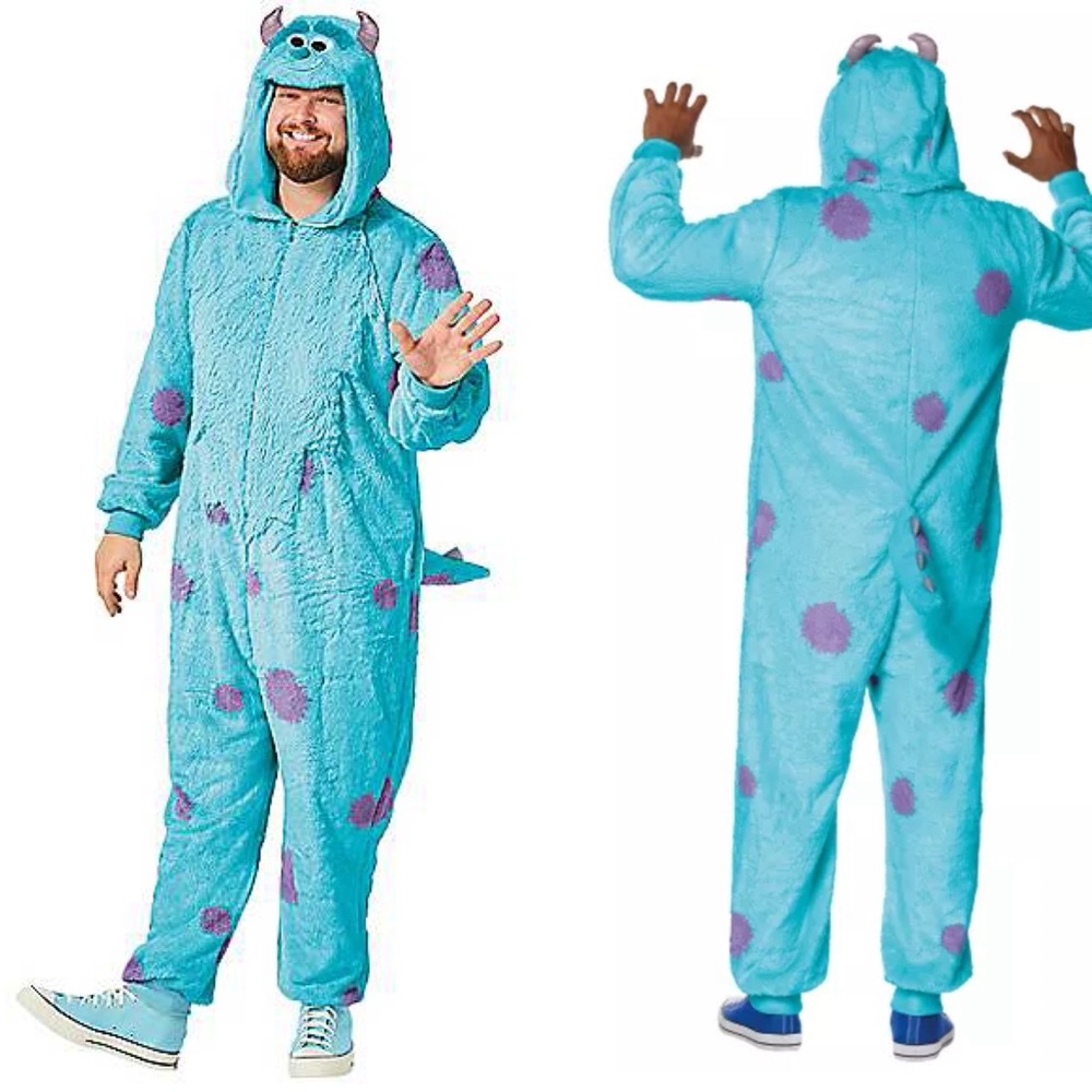 Disney Blue and Purple Sulley Onesie